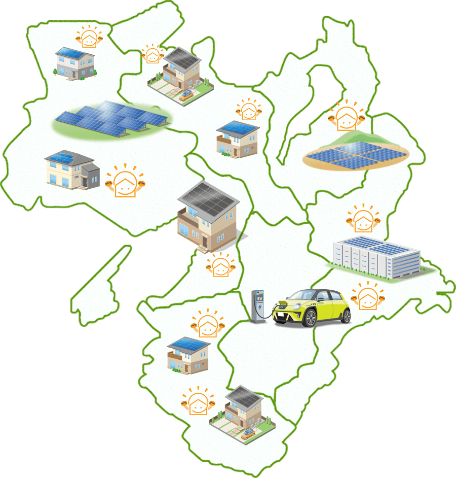 近畿２府４県対応エリアマップ