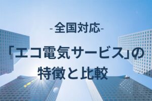 エコ電気サービスの特徴と比較