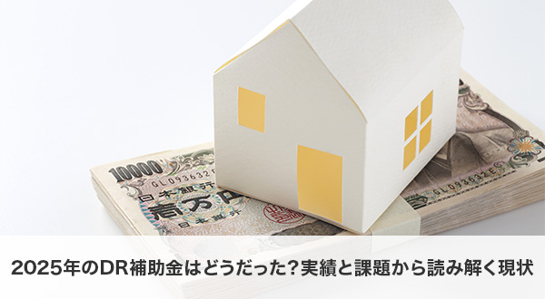 2025年のDR補助金はどうだった？実績と課題から読み解く現状