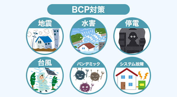 災害時の安心とBCP対策