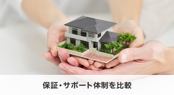 保証・サポート体制を比較