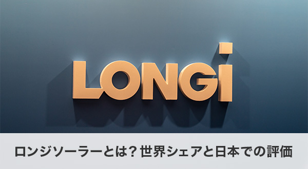 ロンジソーラーとは？世界シェアと日本での評価