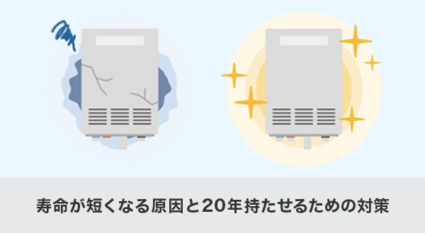 寿命が短くなる原因と20年持たせるための対策